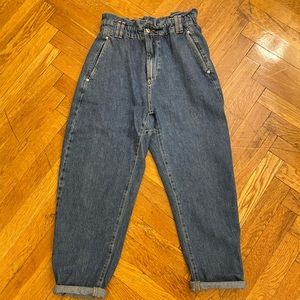 Zara paperbag jeans